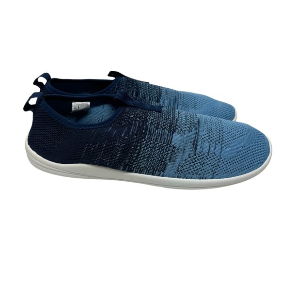 DSG Mens Slip-On Knit Sneakers Size 9 Blue Gradient Mesh - Picture 1 of 6